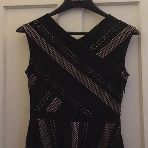 Black and Tan lace dress. Wore once.